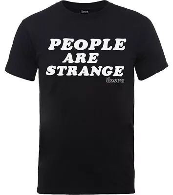 The Doors People Are Strange Black T-Shirt NEW OFFICIAL • $38.05