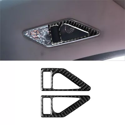 Carbon Fiber Interior Overhead Light Cover Trim For BMW 3 Series E46 1998-05 • $13.69