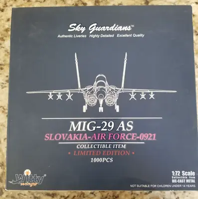 1/72 Mig-29 AS Slovakia-Air Force-0921 Diecast By Witty Wings • $99.99
