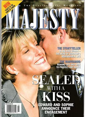 Majesty Magazine 2/1999-duke Of Windsor-prince Edward-royal Family Christmas • $5.99