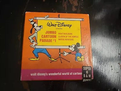 Vintage 8mm Disney Mickey Mouse Donald Duck & Goofy 3 Film Reel • $65