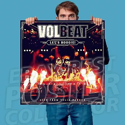 Volbeat Lets Boogie 24x24 Album Cover Vinyl Poster • $67.90