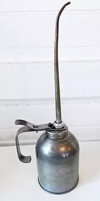 VTG EAGLE No. 29 Series Steel 1 Quart QT Oil Can Pump Oiler 9  Spout USA 32OZ • $27.95