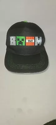 Minecraft BOOM Adjustable Strapback Hat Youth Osfm • $2.91