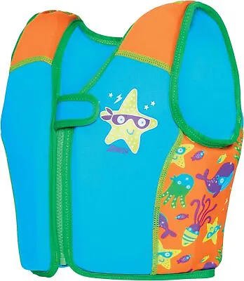 Zoggs Sea Kids Swim Life Jacket Float Vest Water Swimming Pool Safety Aid 4-5 Y • £24.99