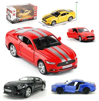 1:36 Ford Mustang 2015 Sport Car Bumblebee Vehicle Pull Back Model Diecast Toy • $21.95