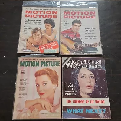 Vintage MOTION PICTURE Magazine Lot Of 4  • $35