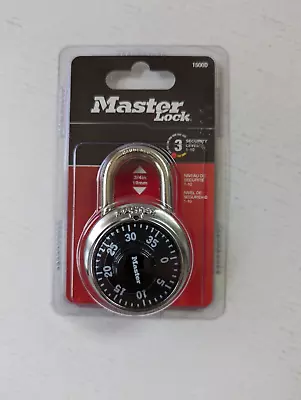 Master Lock 1500D Locker Lock Combination Anti-Shim Padlock Black NEW! • $8.99