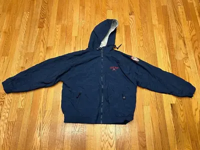 Vtg Cape Cod Jacket Windbreaker Oars Rowing Flag Mens Size XL MA USA Blue • $26.24