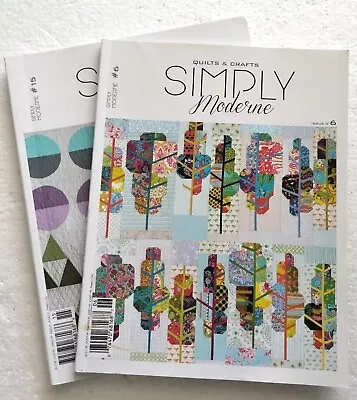 Simply Moderne Quiltmania Quilts & Crafts No 15 + 6 Lot • $16