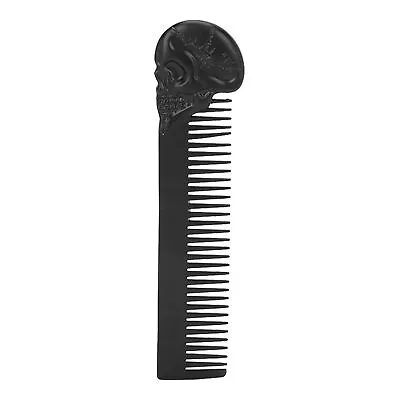 Beard Comb Portable Shaving Pocket Metal Barber Men Mustache Brush Portable • $8.79