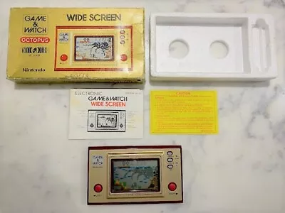 Vintage Octopus (OC-22) Nintendo Game & Watch - Original Box/excellent Condition • $379