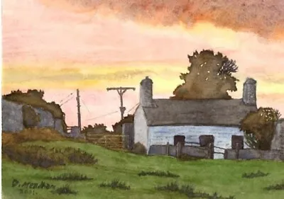 Tequila Sunset Over Angelsey - David Meadham - Fine Art Giclee Print • £40