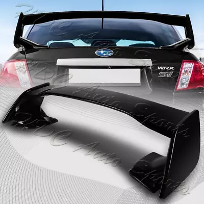 For 2008-2014 Subaru Impreza WRX Painted Black ABS Rear Trunk Spoiler Wing • $125.99