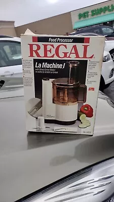 Regal La Machine I 1 Food Processor Vintage With Box Manuals. Tested / Working • $40