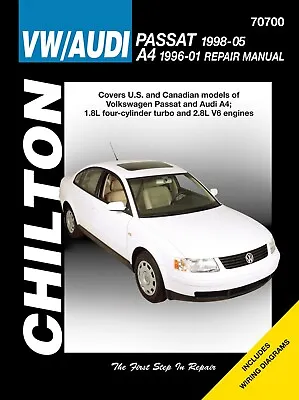 1998-2005 Volkswagen Passat 96-01 Audi A4  Chilton's Repair Service Manual 7489 • $35.95