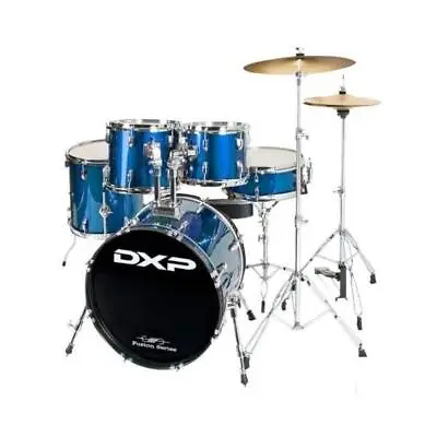 DXP TX06PMBL Fusion 20 Series Drum Kit Package  Midnight Blue • $667.95
