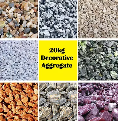 Decorative Aggregates Slate - Chippings - Gravel - Pebbles - Gardens - 20 Kg • £8.91