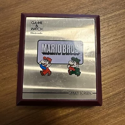 Nintendo Game And Watch Multi Screen Mario Bros Video Game • $99