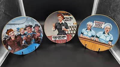 3 Hamilton Collection Jim Kritz I Love Lucy 8.5  Inch Set Of Plates. • $40