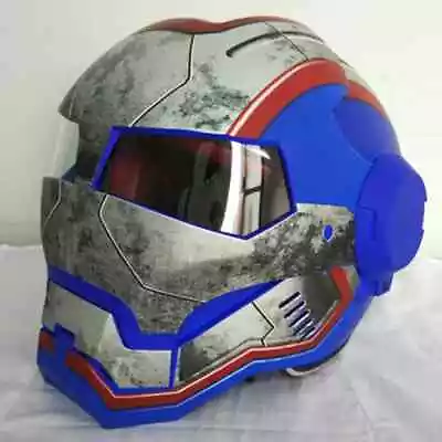 New! Masei Dot 610 Ironman Motorcycle Full Face/flip Up Helmet Sz Xl • $99.99