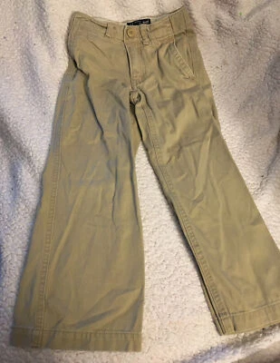 £7.26 • Buy Gap Kids Girls Sz 6 Slim Tan Brown Chinos Adjustable Waist