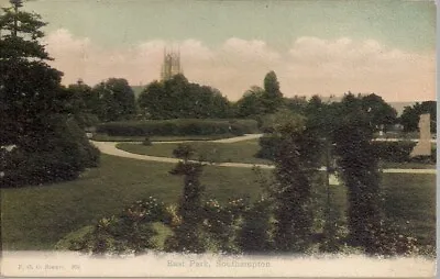 VERY NICE OLD POSTCARD - EAST PARK - SOUTHAMPTON - HAMPSHIRE1907 By F.G.O.Stuart • £1.89