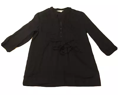 I Love H81 Women's Size Medium Black Blouse Top Tunic • $11.89