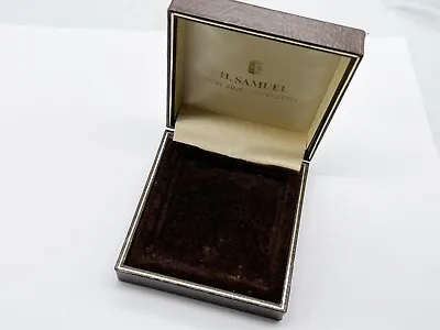 Vintage Old H Samuel Fine Jewellery Jeweler Brooch / Bracelet Box   • £19.99