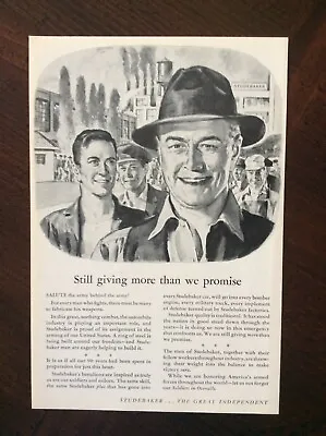 1942 Vintage Original Ad Studebaker Helps The War Effort WWII • $10.99