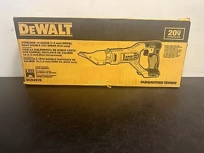 Brand New DEWALT 20V  18G Swivel Head Double Cut Shears (Tool Only) DCS491B • $214