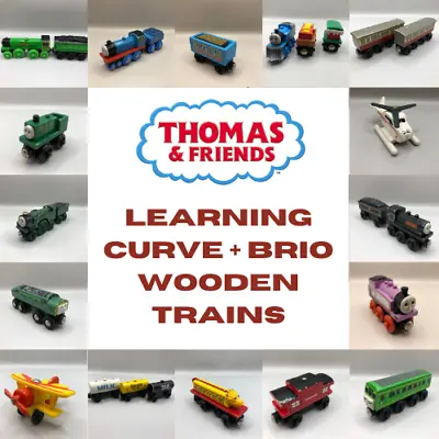 Learning Curve + Brio - Wooden Thomas The Tank Engine And Friends Trains. • £1.99