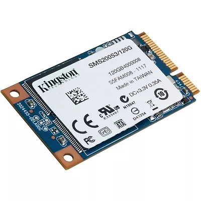 SMS200S3/120G Kingston SSDNow MS200 120GB MSATA Micro SATA Rev. 3.0 (6Gb/s) • $69.98