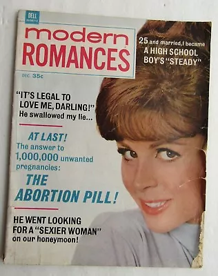 Modern Romances Magazine Dec 1967 The Abortin Pill • $15.18