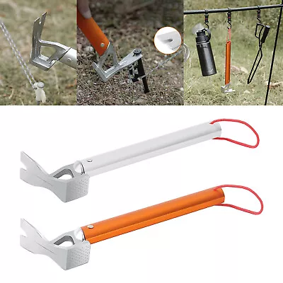 Aluminum  Stakes Mallet Function Puller  Stake Lights For Camping • $14.41