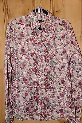 Retro Holland Esquire Paisley Shirt Size Medium (to Fit Chest Around 42 Inches) • £12.75