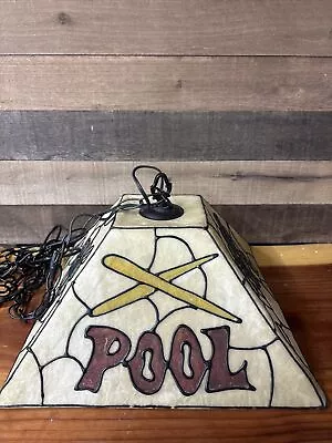 Vintage Billiards/Pool Ceiling Hang Lighting Fixture Fiberglass • $150