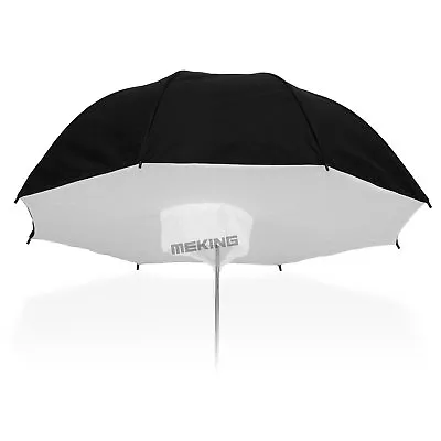 Selens 84cm / 33  Black Silver Reflective Umbrella Softbox Studio Lighting Flash • £21.99