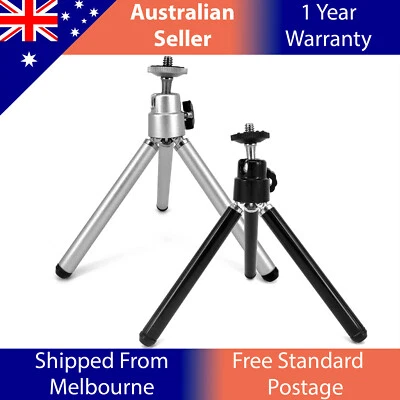 $7.99 • Buy Compact Portable Mini Extendable Legs Aluminium Tripod Stand For Camera IPhone