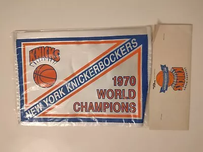 Vintage NWT New York KNICKS 1970 Championship Banner Legends Night MSG Brand NY • $15.99