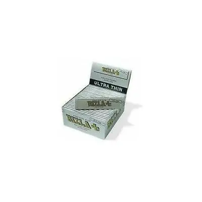 RIZLA SILVER KING SIZE CIGARETTE ROLLING PAPERS 110mm ROLL YOUR OWN KINGSIZE • £21.08