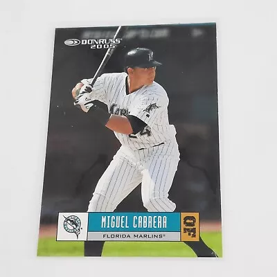 2005 Donruss Baseball Card #197 Miguel Cabrera Florida Marlins  • $1.49