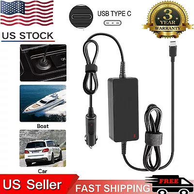 USB-C Vehicle Car Adapter Charger For MacBook Pro DELL Asus Lenovo Acer Laptop • $16.99