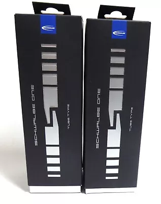 Schwalbe One 700 X 25 Clincher Folding Black Performance Line Addix Pair • $94.95