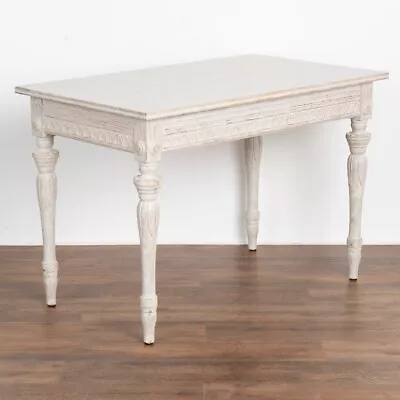 Antique Gustavian White Painted Side Table Small Writing Table Sweden Circa 180 • $3800