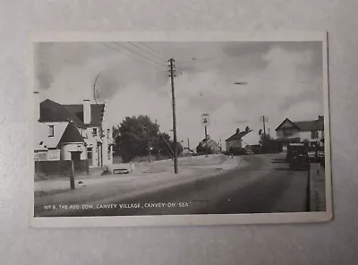 Vintage Postcard The Red Cow Pub Canvey Village Canvey-on-Sea Posted 1949 • £1.99