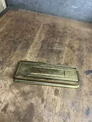 Vintage Old Original Brass Mailbox Mail Letters Flip Door Slot Parts Hardware • $29.99