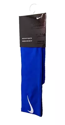 Nike Unisex Women's Men's Dri-Fit Dry Head Tie Headband OSFM Royal Blue • $11.04