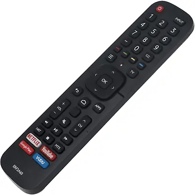 $9.29 • Buy New Remote ERF2A60 FOR Hisense Smart 4k TV NETFLIX YouTube Google Play Vudu Apps
