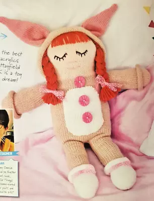 **Knitting Pattern**Easter RAGDOLL**Soft Toy**Cuddly Doll**Gift** • £1.49
